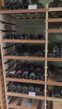 3C Sliding Wooden Shelf - 594 Bottles - 27 Shelves