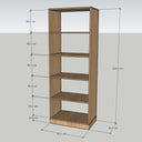 Scaffale Espositivo Legno Massello - 1200 Bottiglie