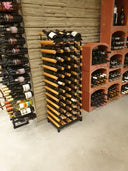 Portabottiglie Legno-Acciaio 48 bottiglie