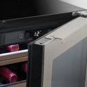 Wbudowana lodówka na wino na 24 butelki, jedna temperatura