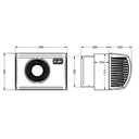 C25 - Clima Monoblocco incasso a Parete - Raffreddamento fino a 25 m3