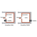 C50/S - Clima Monoblocco incasso a Parete - Raffreddamento + Riscaldamento fino a 50 m3