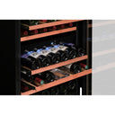 Cantina Frigo Acciaio Incasso Colonna 97 bott. Tripla Temperatura