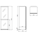 Cantina Frigo Black 124 Bottiglie Doppia Temperatura