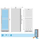 Wbudowana lodówka piwniczna 154 FG z podwójną temperaturą