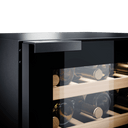 Built-in Fridge Cantina 46 bottles Black Double Temperature