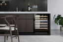 Built-in Fridge Cantina 46 bottles Black Double Temperature