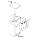 Wbudowana lodówka kolumnowa Piwnica na 28 butelek o pojedynczej temperaturze