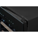 Lodówka z piwnicą na czarne wino o podwójnej temperaturze na 110 butelek