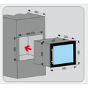 Weinkühler 18 Flaschen Eingebaute Einzeltemperatursäule