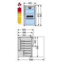 45 Lodówka piwniczna o pojedynczej temperaturze