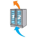 Einbaukühlschrank 38 Flaschen Double Temperature