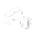 Wbudowana lodówka na wino na 24 butelki, jedna temperatura
