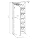 Cristall - Armoire 100 verres en Plexiglas/Métal