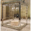 Cubo Glass Tavolo Portacalici in Plexiglass/Metallo
