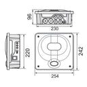 EVPL/V - Clima Split z parownikiem sufitowym - Chłodzenie + Ogrzewanie + Nawilżanie - od 30 do 230 m3