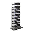 Easyplex Colonna 9 Portabottiglie in Plexiglass