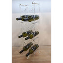 Présentoir vertical 12 porte- Porte-bouteille en plexiglas