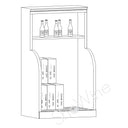 Espositore per Vino in cartoni