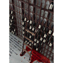 F16 Portabottiglie in Metallo - Finitura Acidata