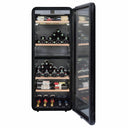 Wi-Fi Szklana lodówka piwniczna na 143 butelki Podwójna temperatura