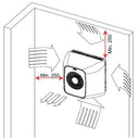 MPCJ/V - Klimatyzacja naścienna, monoblokowa - Chłodzenie + Ogrzewanie + Nawilżanie od 30 do 48 m3