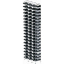 Metal 20 Portabottiglie in Acciaio