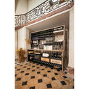 Mobile Cellar 5 Wine Rack Columns in Steel/Wood - 1065 bottles