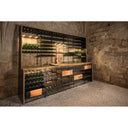 Mobile Cellar 5 Wine Rack Columns in Steel/Wood - 1065 bottles