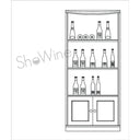 Mobile Portabottiglie SWK 40