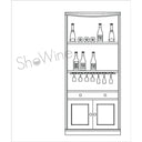 Mobile Portabottiglie SWK 42