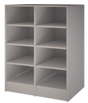 Houten module 8 schuifplanken K545 - 8 dozen van 12 flessen