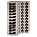 Houten hoekmodule K30 - 40 flessen
