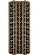 Houten hoekmodule K391 - 80 flessen