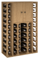 Houten module met draaideuren K515 - 46 flessen