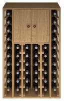 Houten module met draaideuren K515 - 46 flessen