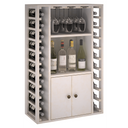 Houten module met draaideuren K521 - 20 flessen