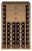 Houten ladekastmodule K510 - 46 flessen