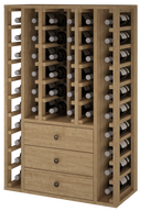 Houten ladekastmodule K511 - 46 flessen
