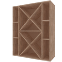 Houten module K538 - 90 flessen