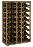 Houten rek K62 - 40 flessen - voor flessen van 0,75 liter tot Magnum