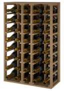 Houten rek K62 - 40 flessen - voor flessen van 0,75 liter tot Magnum