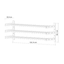 Orizon 3/3 - 27 Bottiglie - Portabottiglie in acciaio