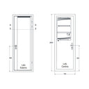 PC15 - Monoblock air conditioner met geïsoleerde deur - Koeling tot 15 m3