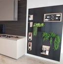 Metalen panelen (Boiserie) voor het bevestigen van magnetische flessenhouders - L. 90 cm