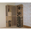 Houten module wand - 256 flessen