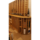 Parete Modulo Legno - 324 bottiglie