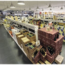 Pedana per vino in cartoni con lavagna