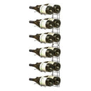 PlanWall 6x2 Magnum Portabottiglie in Acciaio