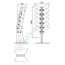 Plexy Arpa Bubbels Flessenrek van Plexiglas